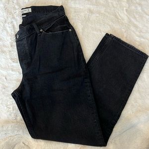 Abercrombie curve love dad jeans